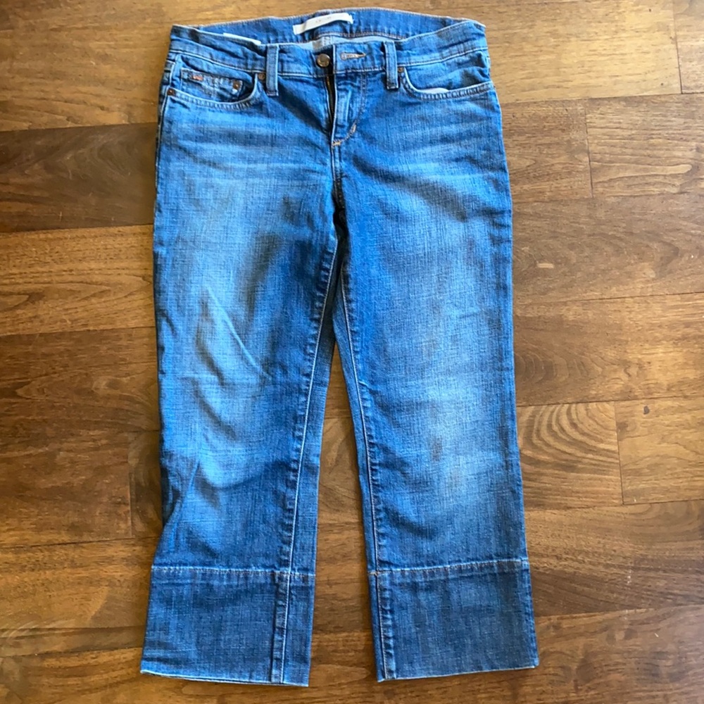 Joe’s Jeans Socialite Kicker Capri Jeans in Light Wash, Size 28